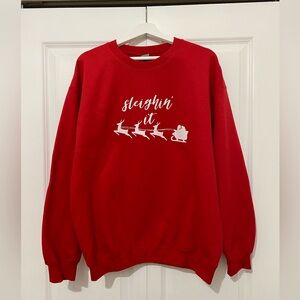 Red Holiday sweater